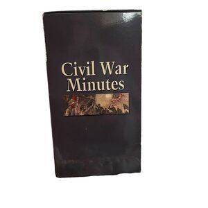 Civil War Minutes (VHS, 2001, 4-Tape Set)‎ In Box Volume 1,2,3,4